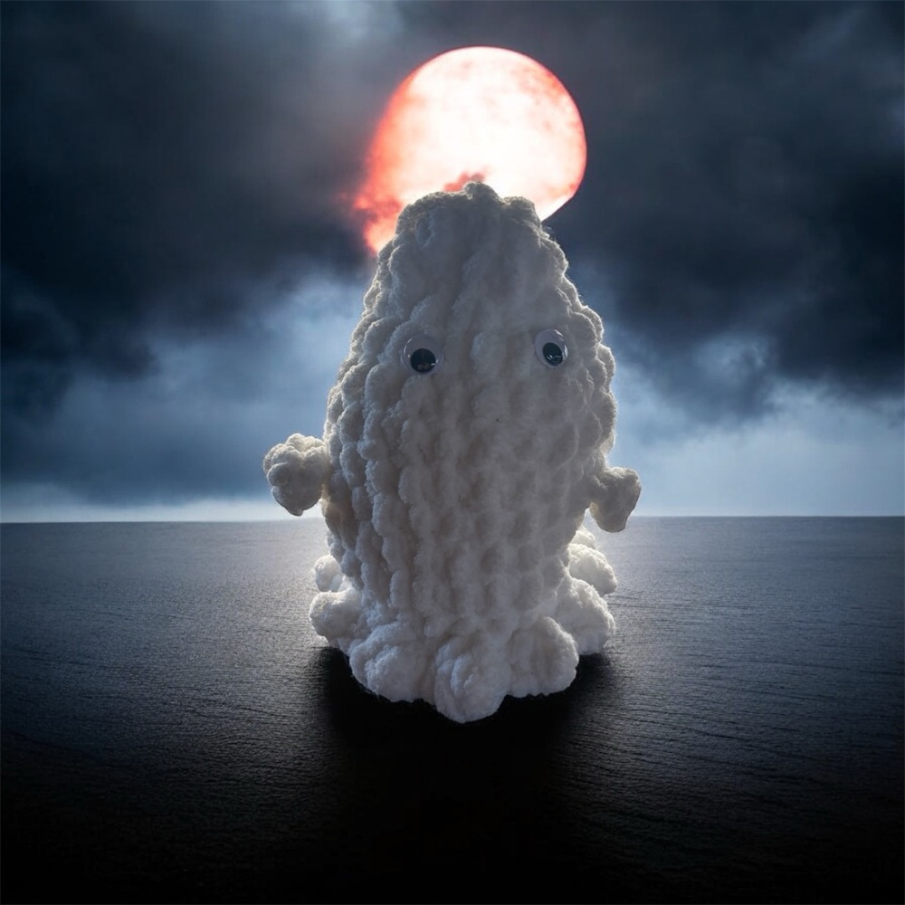 Handmade White Ghost Plush